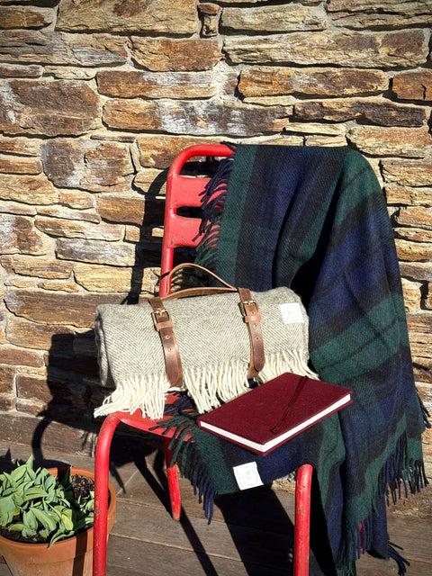 Leather Throw Staps