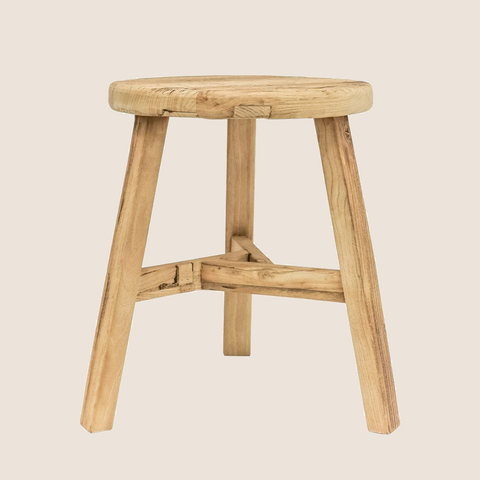 Katrina Tall Nesting Coffee Table salvaged elm, front view
