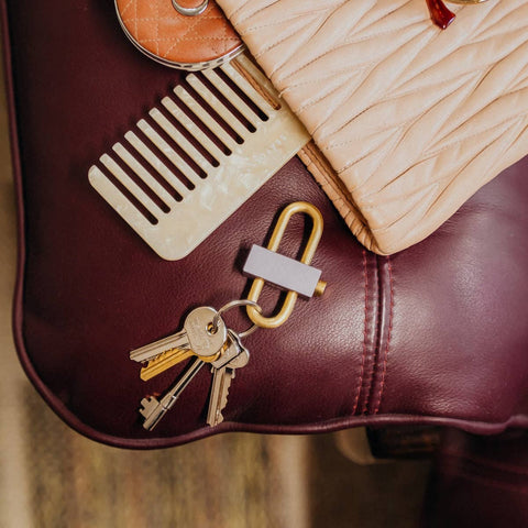 Beysis Keyring in Mauve