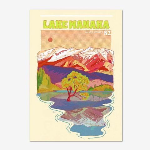 Lake Wanaka Print by The Rambling Shell