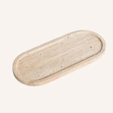 Line Tray in Light Travertine