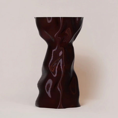 Lulu Noise amber gloss side table alternate angle