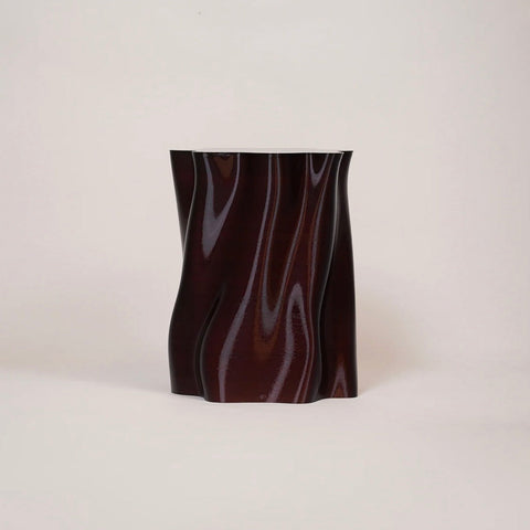 Lulu amber gloss recycled plastic multi-purpose stool and side table