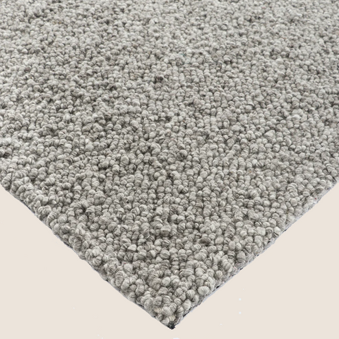 Mt Somers Smoke Grey rug styled in a contemporary interior