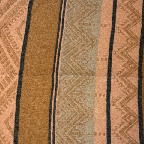 Native Scarf in Natural, folded flat view