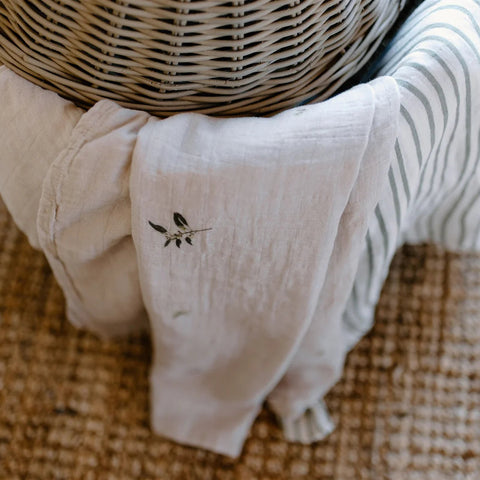 Organic Muslin Swaddle Blanket colour range