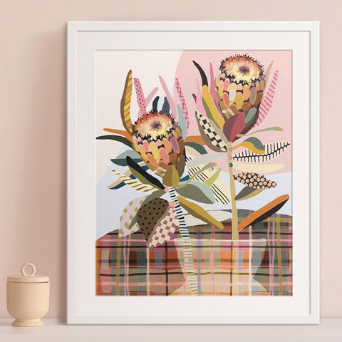 Paint by Numbers Two Proteas kit box