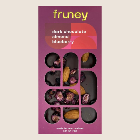 Fruney - Dark Chocolate, Almond & Blueberry Bar