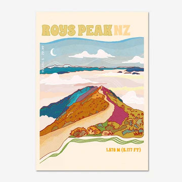 Roys Peak Print by The Rambling Shell