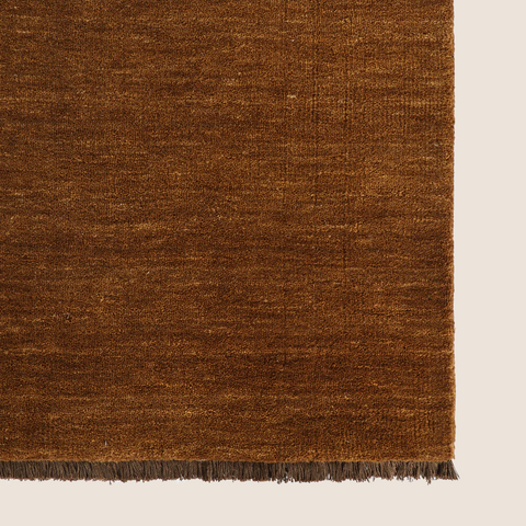 Sandringham rug Pecan colourway, front product view