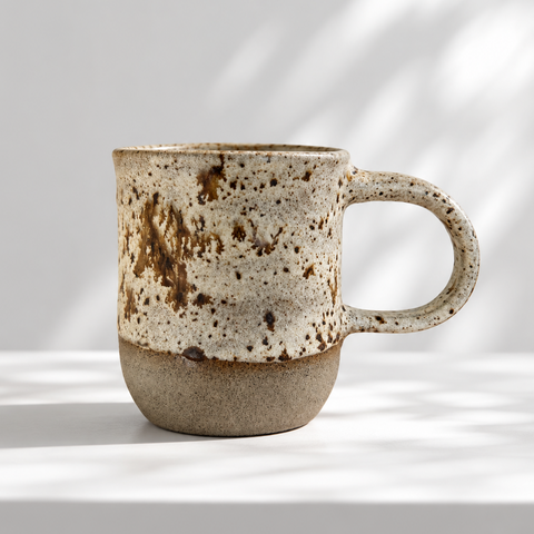 Rusted Cream Summit Mug by Saturday Ceramics – handmade ceramic mug in a warm cream glaze