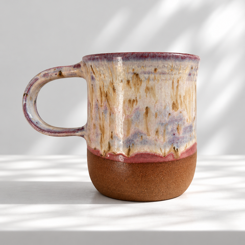 Wild Berry Summit Mug by Saturday Ceramics – handmade ceramic mug in a deep berry glaze