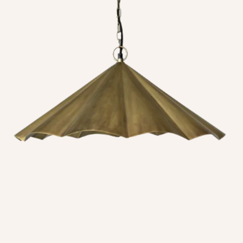 Scalloped Pendant, large size