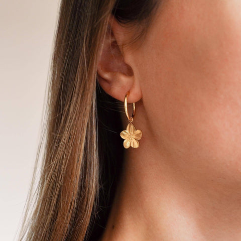 Small Stainless Steel Flower Hoops