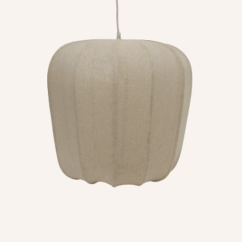 Thea Bell Chandelier natural, large size