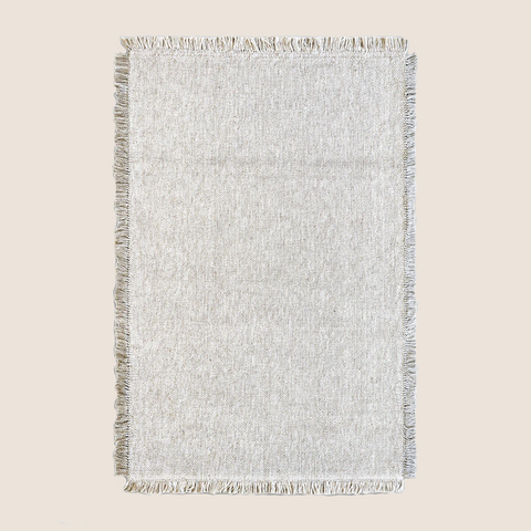 Ulster White & Natural rug top view