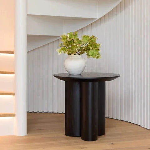 Venus Vase styled under stairs