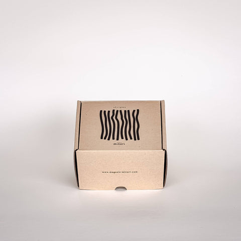 Espresso Powder Blue Stripes