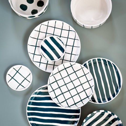 Mug Green Stipes