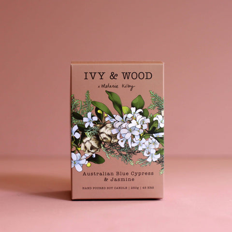 Blue Cypress & Jasmine Soy Candle