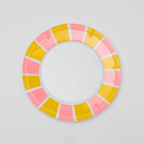 Baby, Let's Go Outside Melamine Plate Set | Striped
