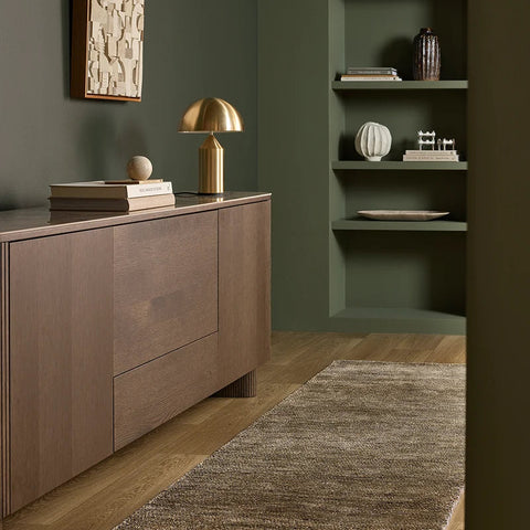 Fairbanks Fossil Rug Runner in situ in a passageway