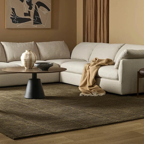 Mangrove Rug styled in a living room