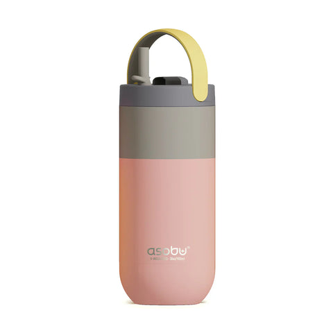 Asobu Orbit Bottle 900ml, lid and straw detail