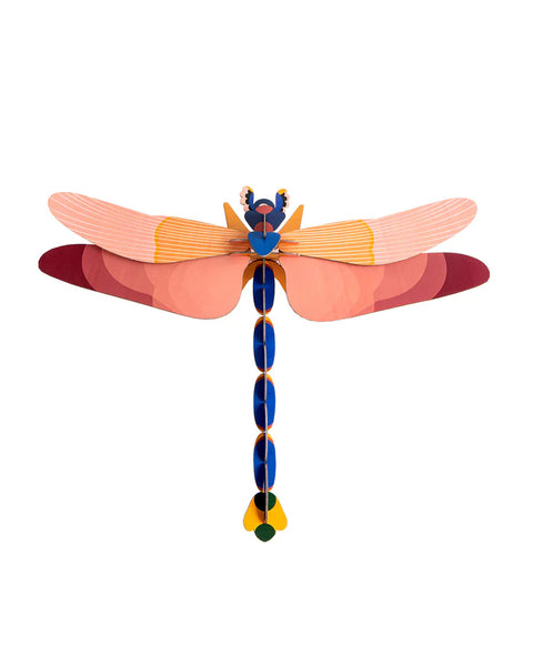 Wall Art - Pink Dragonfly (A4)