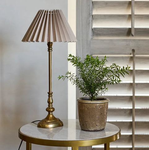 Pleated Light Shade styled