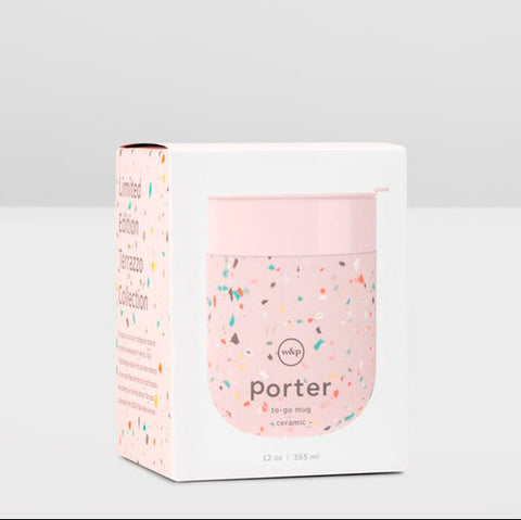 Porter Ceramic Mug in Terrazzo, alternate angle