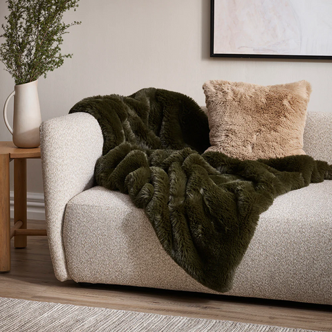 Kylie Two Faux Fur Throw