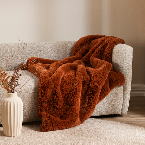 Kylie Two Faux Fur Throw